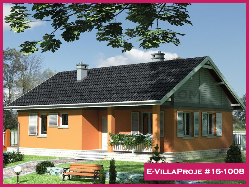 CKV-16-1008 102 m2 3+1 Tek Katlı Çelik Konstrüksiyon Villa Modeli