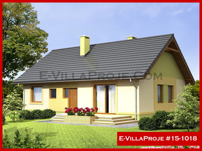 CKV-15-1018 106 m2 3+1 Tek Katlı Çelik Konstrüksiyon Villa Modeli