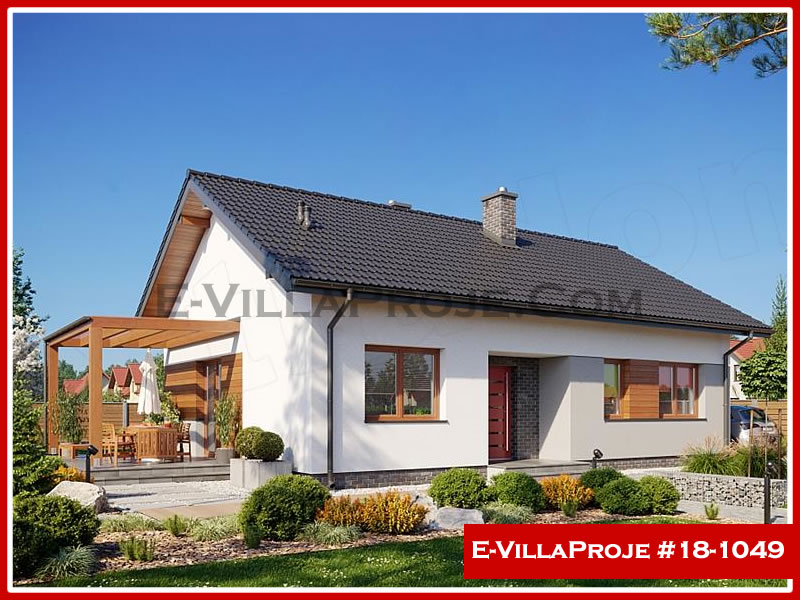 CKV-18-1049 106 m2 3+1 Tek Katlı Çelik Konstrüksiyon Villa Modeli