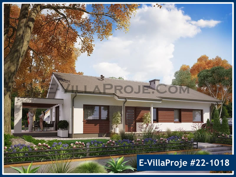 CKV-22-1018 109 m2 3+1 Tek Katlı Çelik Konstrüksiyon Villa Modeli