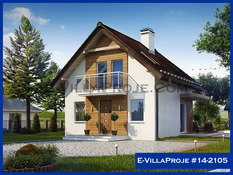 CKV-14-2105 110 m2 3+1 2 Katlı (Dubleks) Çelik Konstrüksiyon Villa Modeli