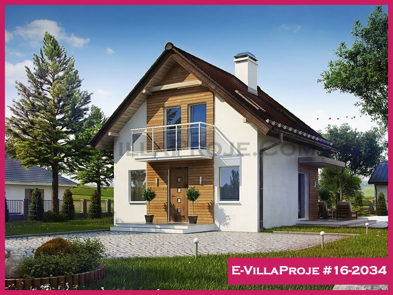 CKV-16-2034 111 m2 3+1 2 Katlı (Dubleks) Çelik Konstrüksiyon Villa Modeli