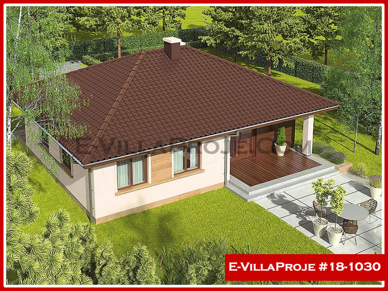 CKV-18-1030 111 m2 3+1 Tek Katlı Çelik Konstrüksiyon Villa Modeli