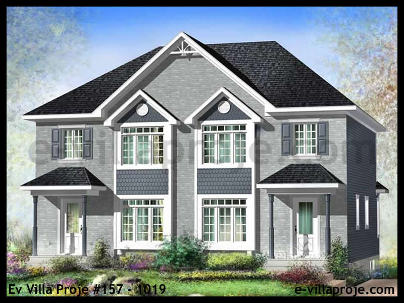 CKV-157-1019 112 m2 3+1 2 Katlı (Dubleks) Çelik Konstrüksiyon Villa Modeli