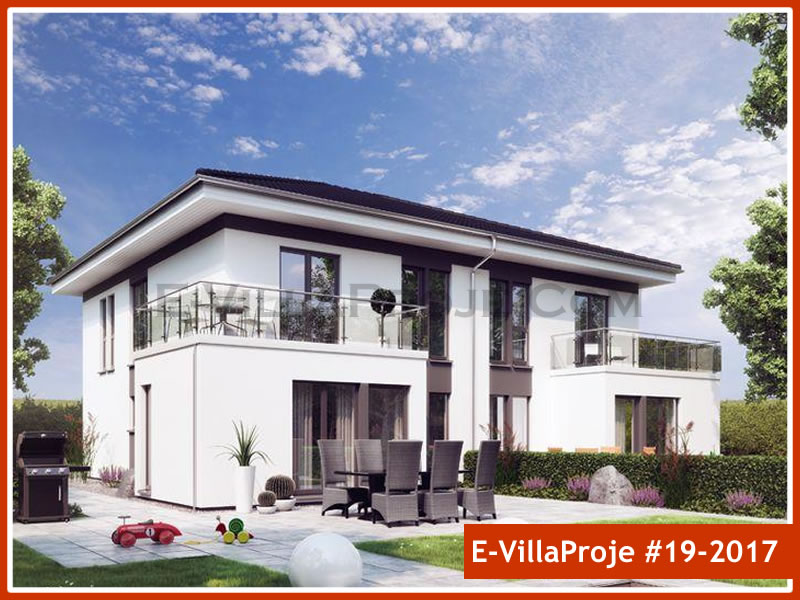 CKV-19-2017 114 m2 3+1 2 Katlı (Dubleks) Çelik Konstrüksiyon Villa Modeli