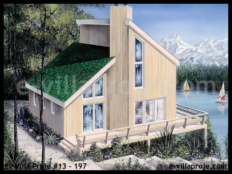 CKV-13-197 117 m2 3+1 2 Katlı (Dubleks) Çelik Konstrüksiyon Villa Modeli