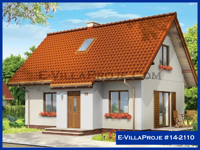 CKV-14-2110 117 m2 3+1 2 Katlı (Dubleks) Çelik Konstrüksiyon Villa Modeli