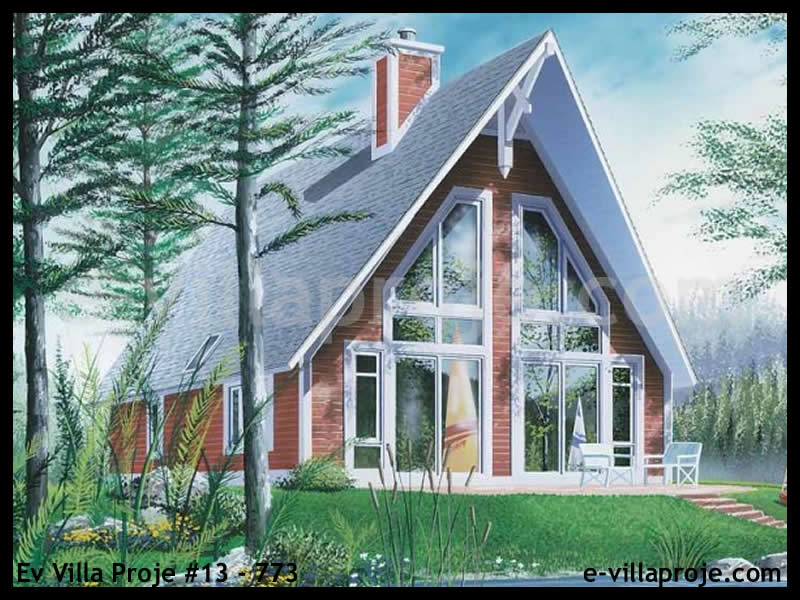 CKV-13-773 118 m2 3+1 2 Katlı (Dubleks) Çelik Konstrüksiyon Villa Modeli