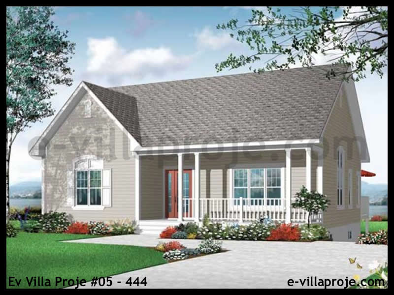 CKV-69-238 118 m2 3+1 Tek Katlı Çelik Konstrüksiyon Villa Modeli