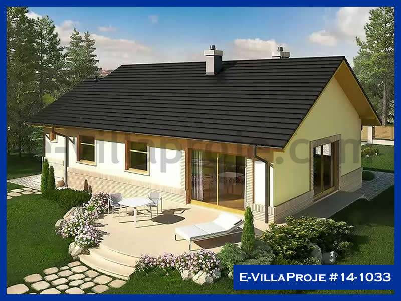 CKV-14-1033 119 m2 3+1 Tek Katlı Çelik Konstrüksiyon Villa Modeli