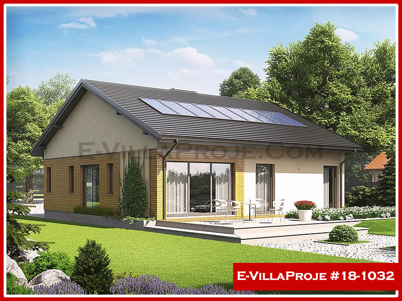 CKV-18-1032 120 m2 3+1 Tek Katlı Çelik Konstrüksiyon Villa Modeli