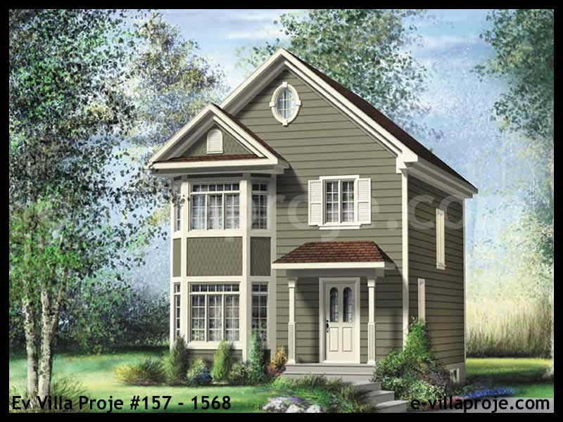 CKV-157-1568 122 m2 3+1 2 Katlı (Dubleks) Çelik Konstrüksiyon Villa Modeli