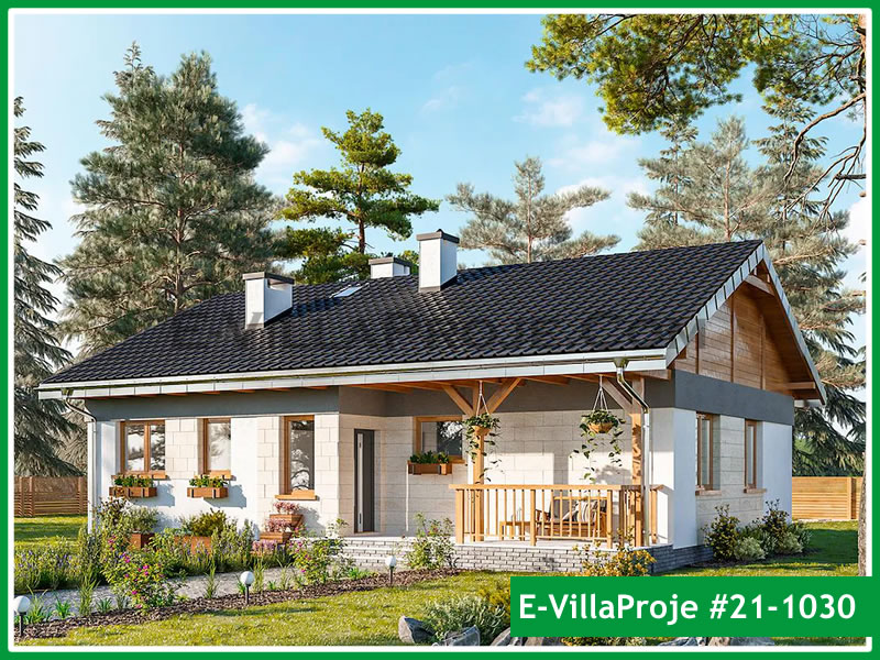CKV-21-1030 122 m2 3+1 Tek Katlı Çelik Konstrüksiyon Villa Modeli