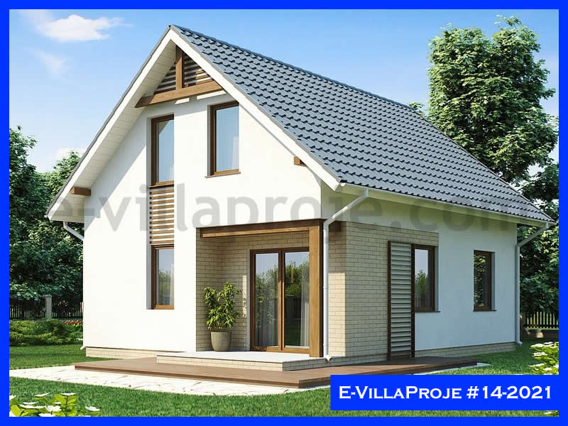 CKV-14-2021 126 m2 3+1 2 Katlı (Dubleks) Çelik Konstrüksiyon Villa Modeli
