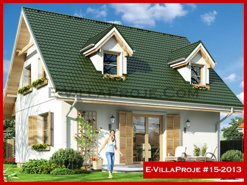 CKV-15-2013 127 m2 3+1 2 Katlı (Dubleks) Çelik Konstrüksiyon Villa Modeli