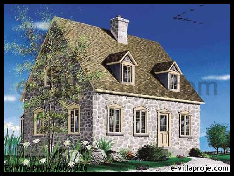 CKV-60-326 130 m2 3+1 2 Katlı (Dubleks) Çelik Konstrüksiyon Villa Modeli