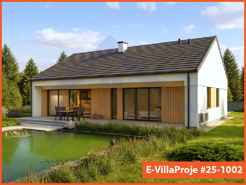 CKV-25-1002 132 m2 3+1 Tek Katlı Çelik Konstrüksiyon Villa Modeli