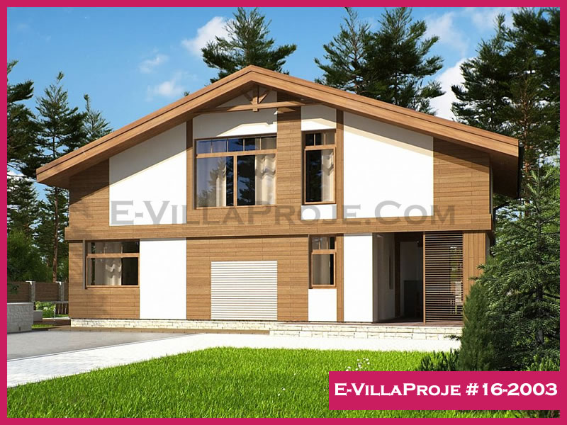CKV-16-2003 133 m2 3+1 2 Katlı (Dubleks) Çelik Konstrüksiyon Villa Modeli