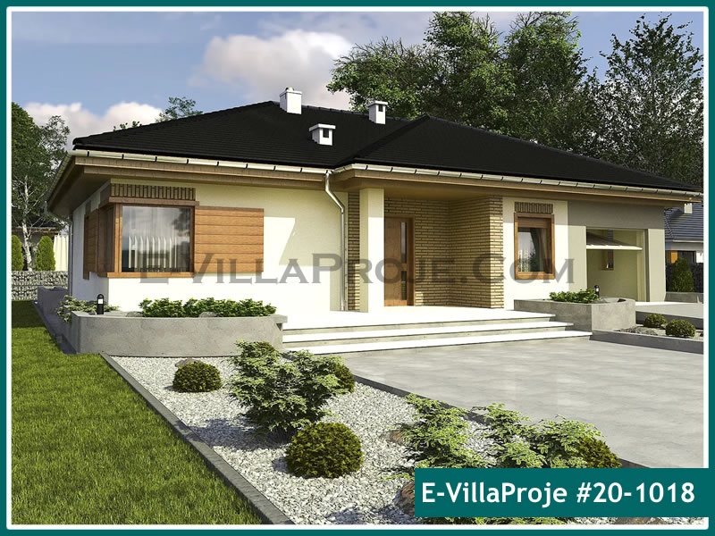 CKV-20-1018 134 m2 3+1 Tek Katlı Çelik Konstrüksiyon Villa Modeli