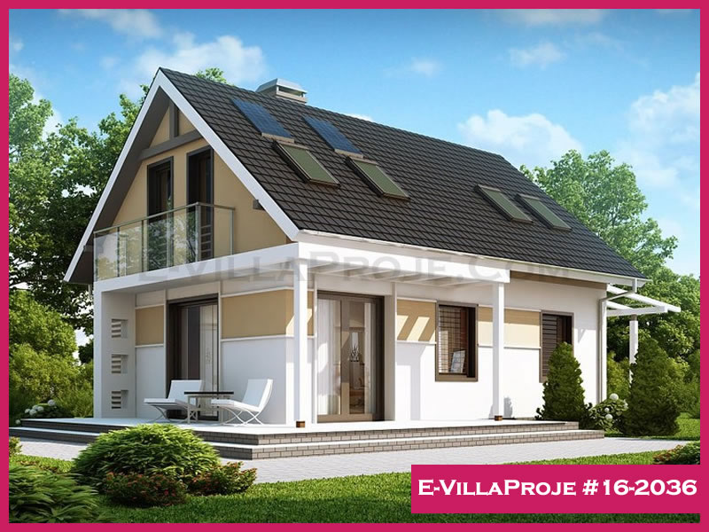 CKV-16-2036 136 m2 3+1 2 Katlı (Dubleks) Çelik Konstrüksiyon Villa Modeli