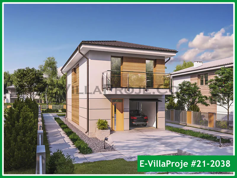 CKV-21-2038 137 m2 3+1 2 Katlı (Dubleks) Çelik Konstrüksiyon Villa Modeli