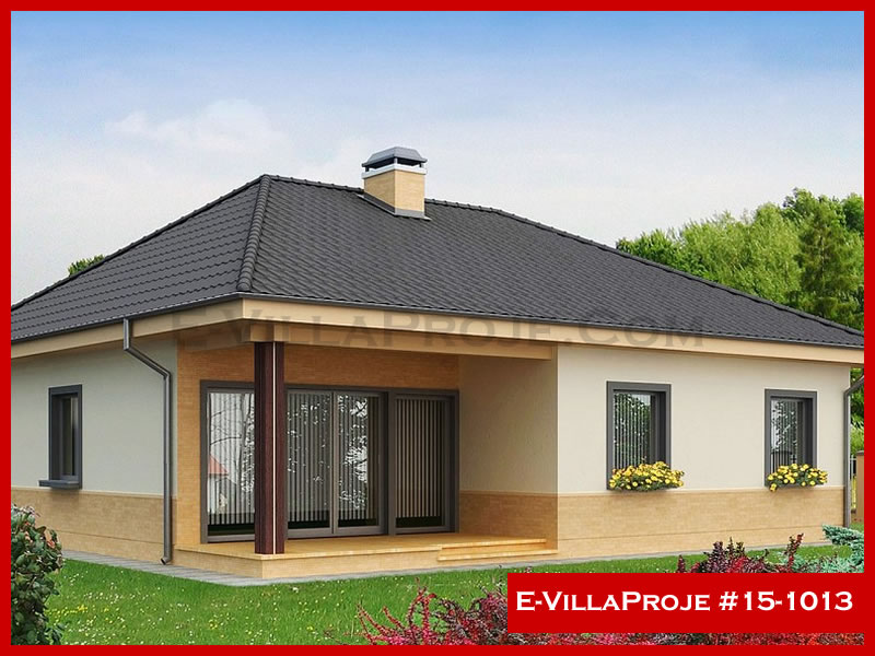 CKV-15-1013 138 m2 3+1 Tek Katlı Çelik Konstrüksiyon Villa Modeli