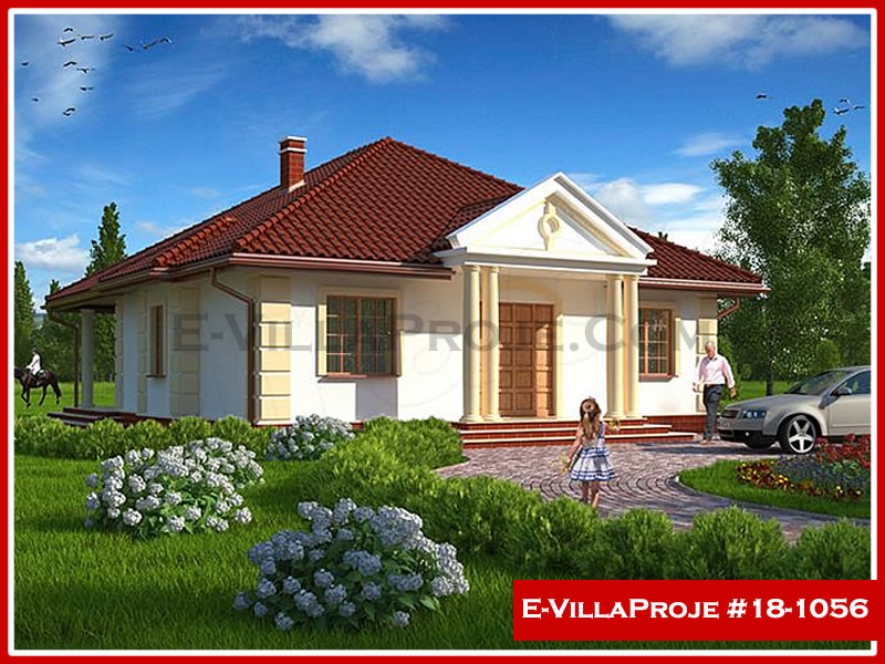 CKV-18-1056 138 m2 3+1 Tek Katlı Çelik Konstrüksiyon Villa Modeli