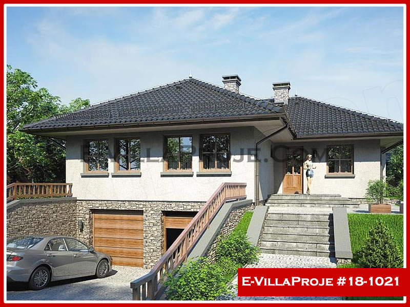 CKV-18-1021 139 m2 3+1 Tek Katlı Çelik Konstrüksiyon Villa Modeli