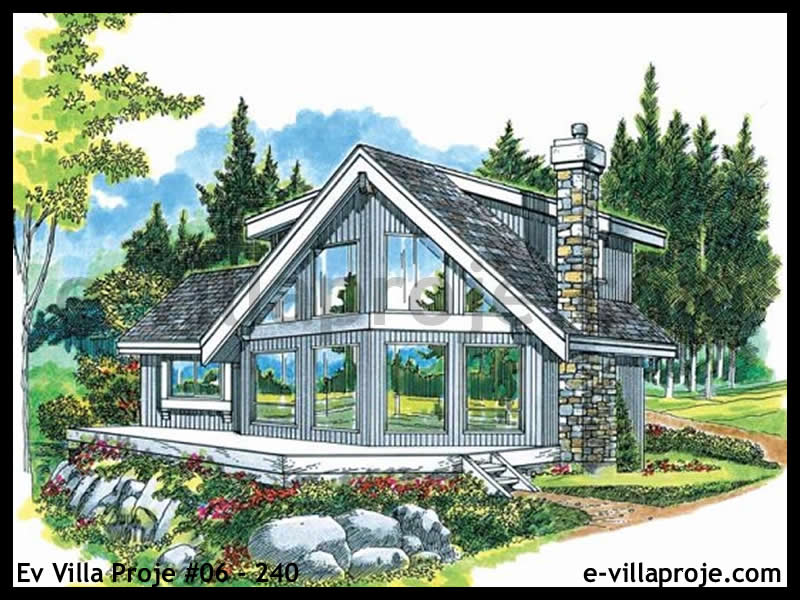 CKV-06-240 139 m2 3+1 Tek Katlı Çelik Konstrüksiyon Villa Modeli