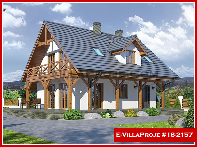 CKV-18-2157 140 m2 4+1 2 Katlı (Dubleks) Çelik Konstrüksiyon Villa Modeli