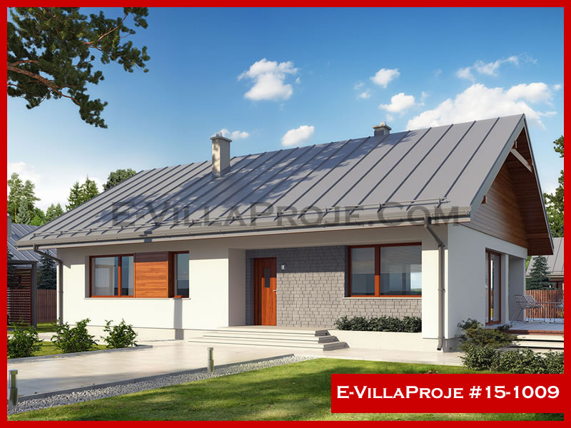 CKV-15-1009 140 m2 4+1 Tek Katlı Çelik Konstrüksiyon Villa Modeli