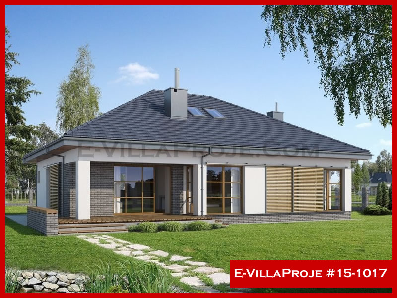 CKV-15-1017 140 m2 4+1 Tek Katlı Çelik Konstrüksiyon Villa Modeli
