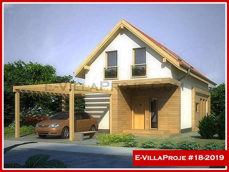 CKV-18-2019 141 m2 4+1 2 Katlı (Dubleks) Çelik Konstrüksiyon Villa Modeli