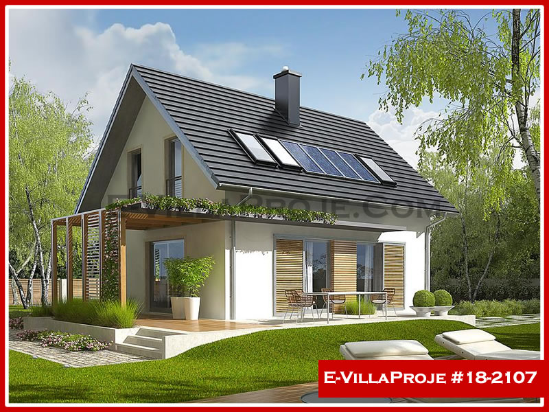 CKV-18-2107 142 m2 4+1 2 Katlı (Dubleks) Çelik Konstrüksiyon Villa Modeli
