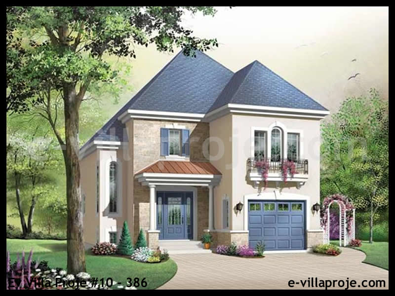 CKV-10-386 143 m2 4+1 2 Katlı (Dubleks) Çelik Konstrüksiyon Villa Modeli