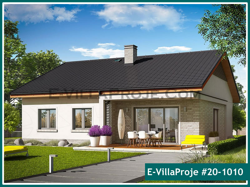 CKV-20-1010 143 m2 4+1 Tek Katlı Çelik Konstrüksiyon Villa Modeli