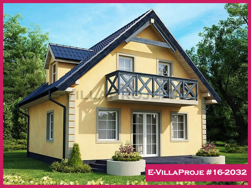 CKV-16-2032 144 m2 4+1 2 Katlı (Dubleks) Çelik Konstrüksiyon Villa Modeli
