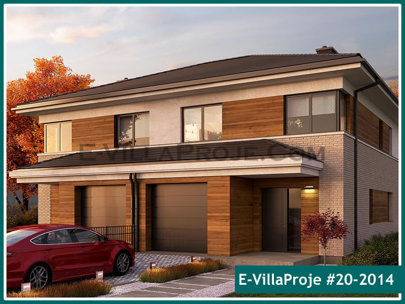 CKV-20-2014 145 m2 4+1 2 Katlı (Dubleks) Çelik Konstrüksiyon Villa Modeli