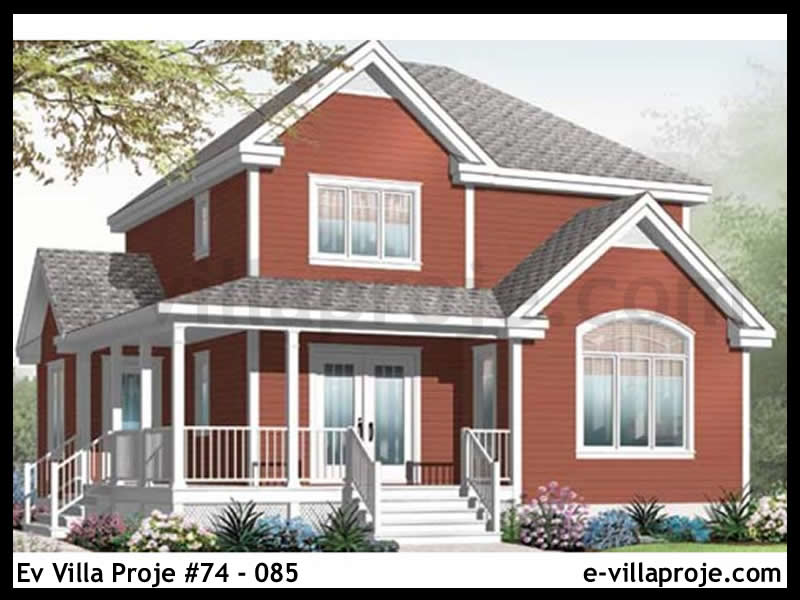 CKV-74-085 146 m2 4+1 2 Katlı (Dubleks) Çelik Konstrüksiyon Villa Modeli