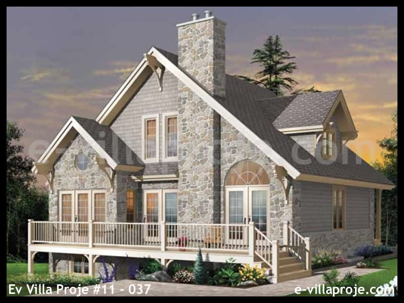 CKV-11-037 147 m2 4+1 2 Katlı (Dubleks) Çelik Konstrüksiyon Villa Modeli