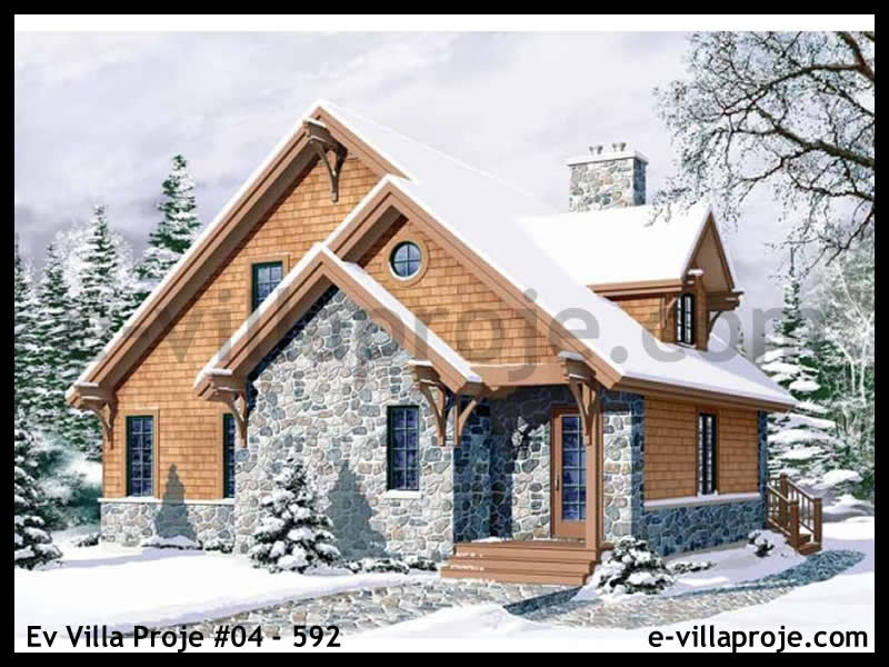 CKV-04-592 147 m2 4+1 2 Katlı (Dubleks) Çelik Konstrüksiyon Villa Modeli