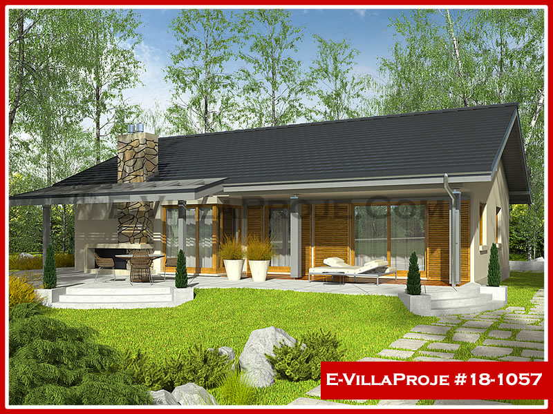 CKV-18-1057 147 m2 4+1 Tek Katlı Çelik Konstrüksiyon Villa Modeli