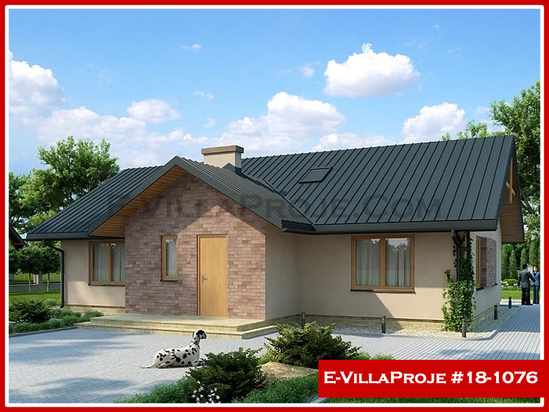 CKV-18-1076 147 m2 4+1 Tek Katlı Çelik Konstrüksiyon Villa Modeli