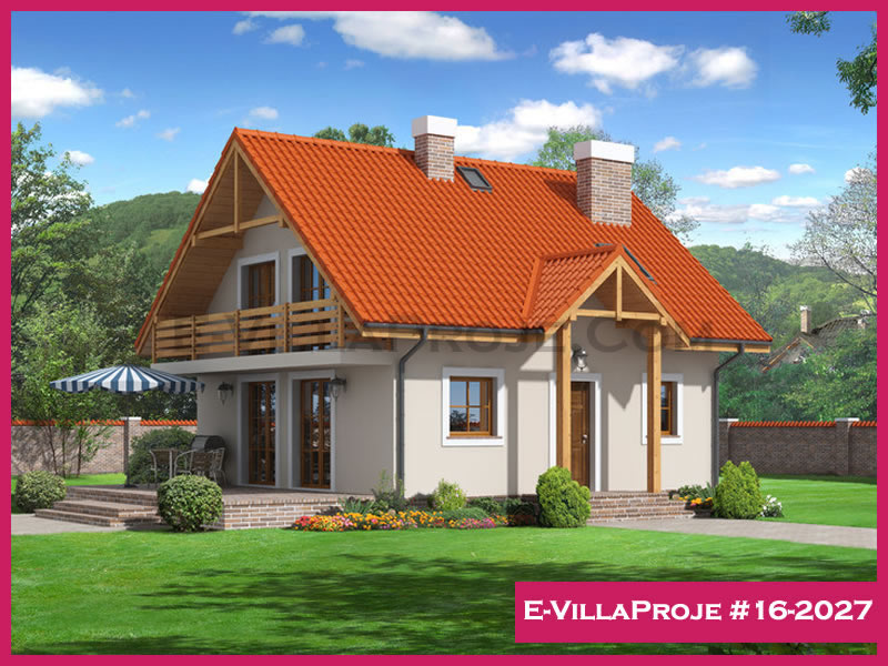 CKV-16-2027 150 m2 4+1 2 Katlı (Dubleks) Çelik Konstrüksiyon Villa Modeli