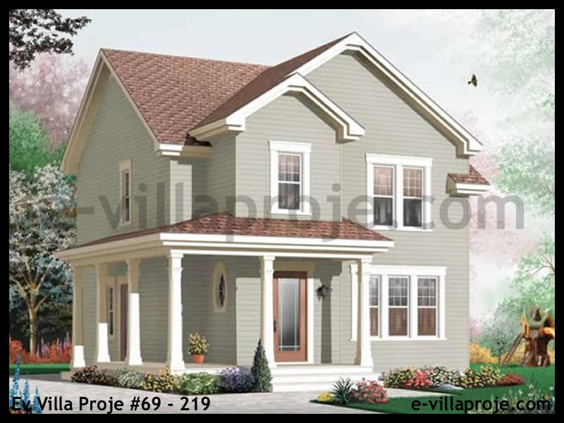 CKV-69-219 150 m2 4+1 2 Katlı (Dubleks) Çelik Konstrüksiyon Villa Modeli