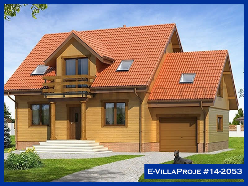 CKV-14-2053 152 m2 4+1 2 Katlı (Dubleks) Çelik Konstrüksiyon Villa Modeli