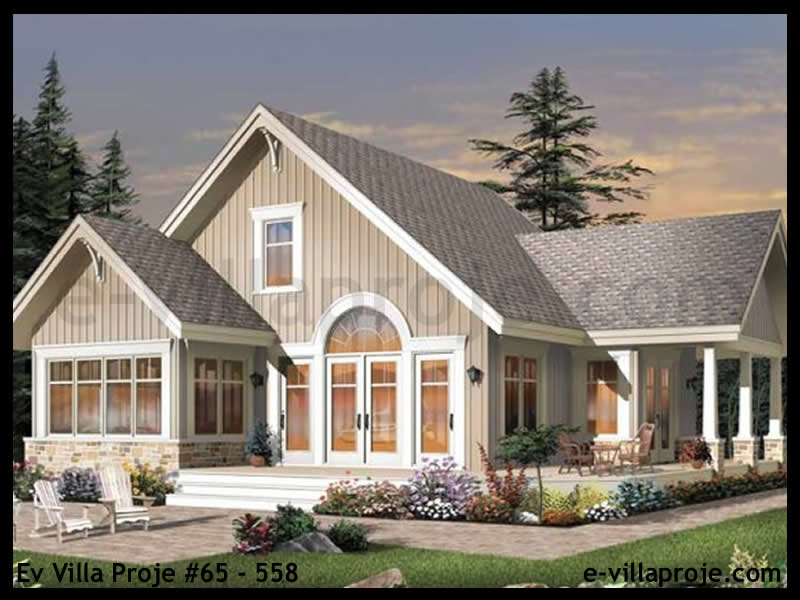 CKV-65-558 152 m2 4+1 2 Katlı (Dubleks) Çelik Konstrüksiyon Villa Modeli
