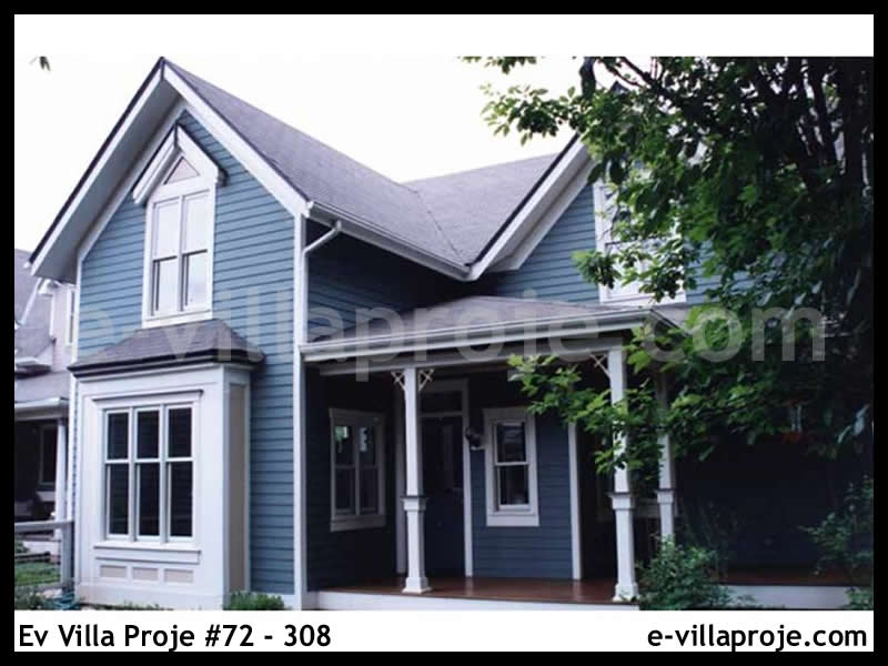 CKV-72-308 152 m2 4+1 2 Katlı (Dubleks) Çelik Konstrüksiyon Villa Modeli