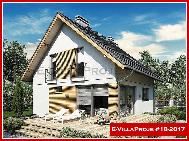 CKV-18-2017 152 m2 4+1 2 Katlı (Dubleks) Çelik Konstrüksiyon Villa Modeli