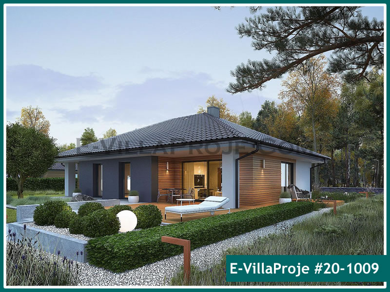 CKV-20-1009 152 m2 4+1 Tek Katlı Çelik Konstrüksiyon Villa Modeli